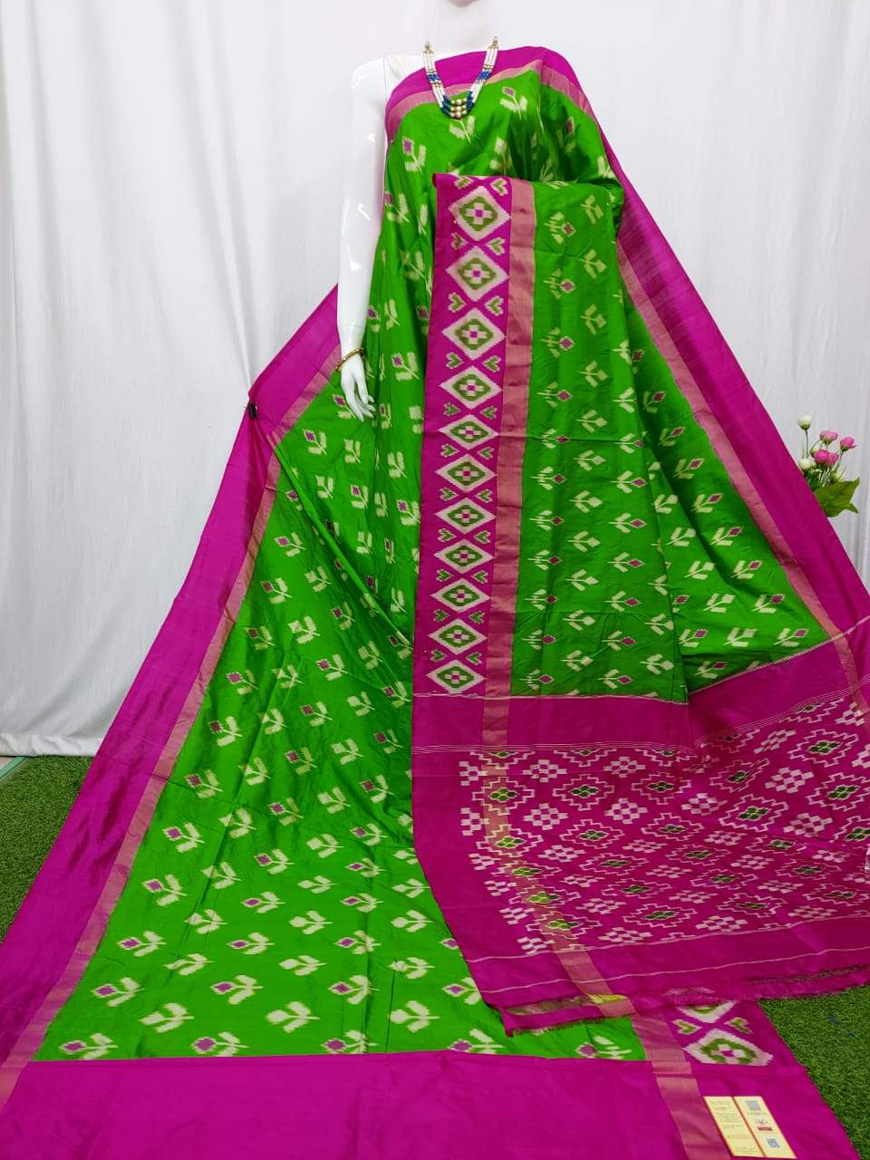 Buy Semi Ikkat Sarees Online